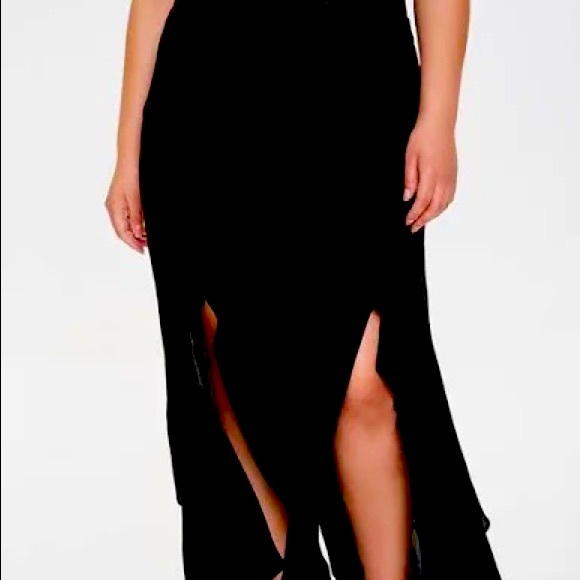 NEW Tie Front Split Leg Woven Pants - Picture 1 of 2